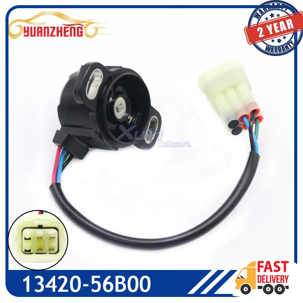 

Throttle Position Sensor 13420-56B00 For Pontiac Sunrunner Chevrolet Tracker Geo Tracker Gmc Suzuki Samurai Sidekick 1989-1995