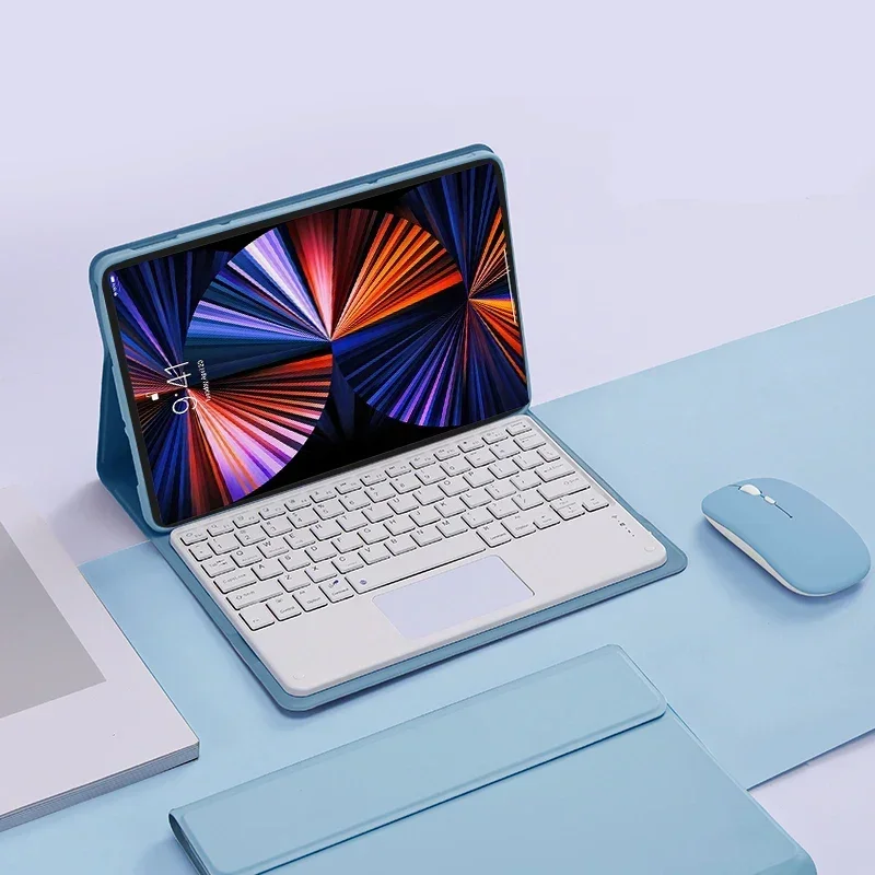 

Чехол для клавиатуры для планшетов OPPO Pad 4 Pro 13,2 дюйма 2025, чехол для клавиатуры с сенсорной панелью для OPPO Pad 4 Pro OPD2409 13,2 дюйма, 2025 Funda