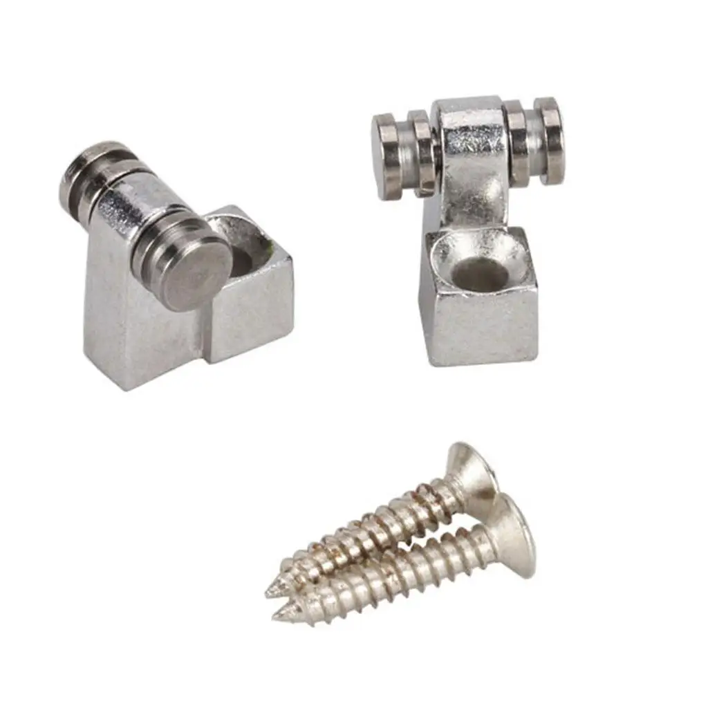 

Chrome Roller String Retainer Trees Pair Zinc Alloy String Roller for Electric Guitar and Bass Accessories