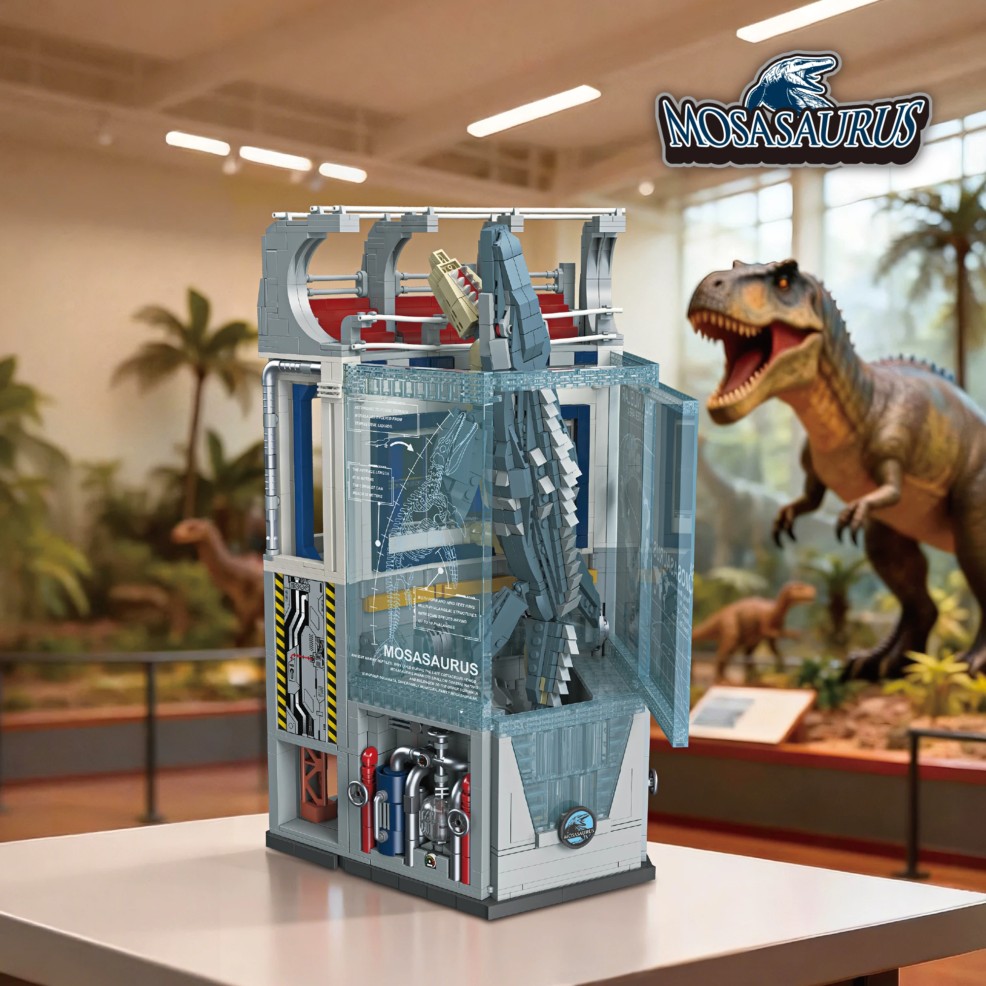 Party Games Lab - Gra filmowa Jurassic Dinosaur Mosasaurus Lab