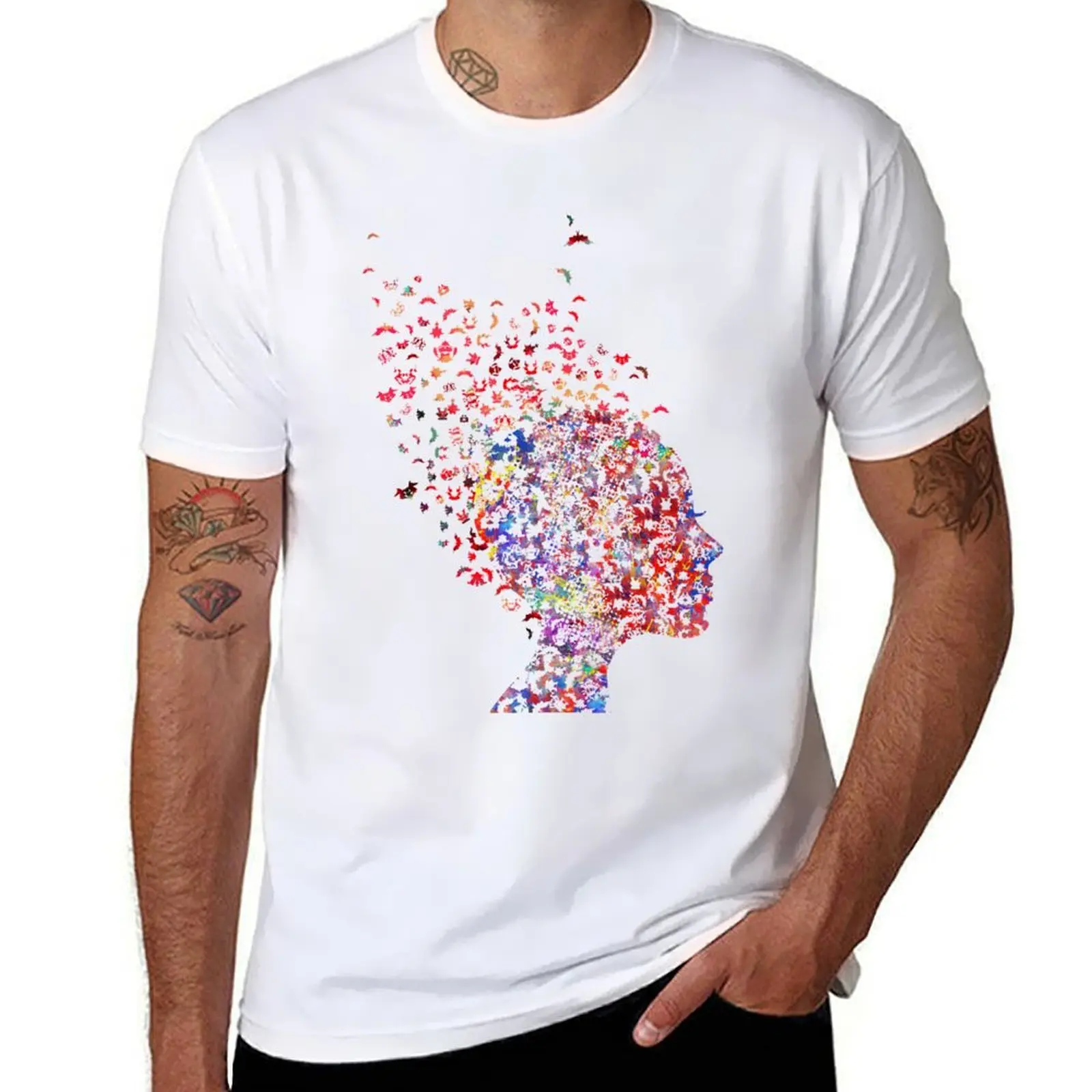 

Mind and psychology, Rorschach, Rorschach card T-Shirt printed t shirts for man t shirt man designer T-Shirt