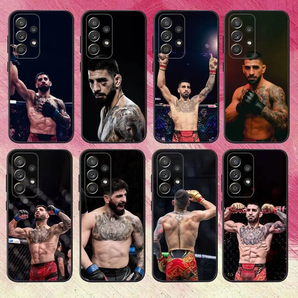 

I-Ilia 12Fighting T-Topuria Phone Case For Samsung S25,S24,S21,S22,S23,S30,Ultra,S20,Plus,Fe,Lite,Note,10,9,5G Black Cover