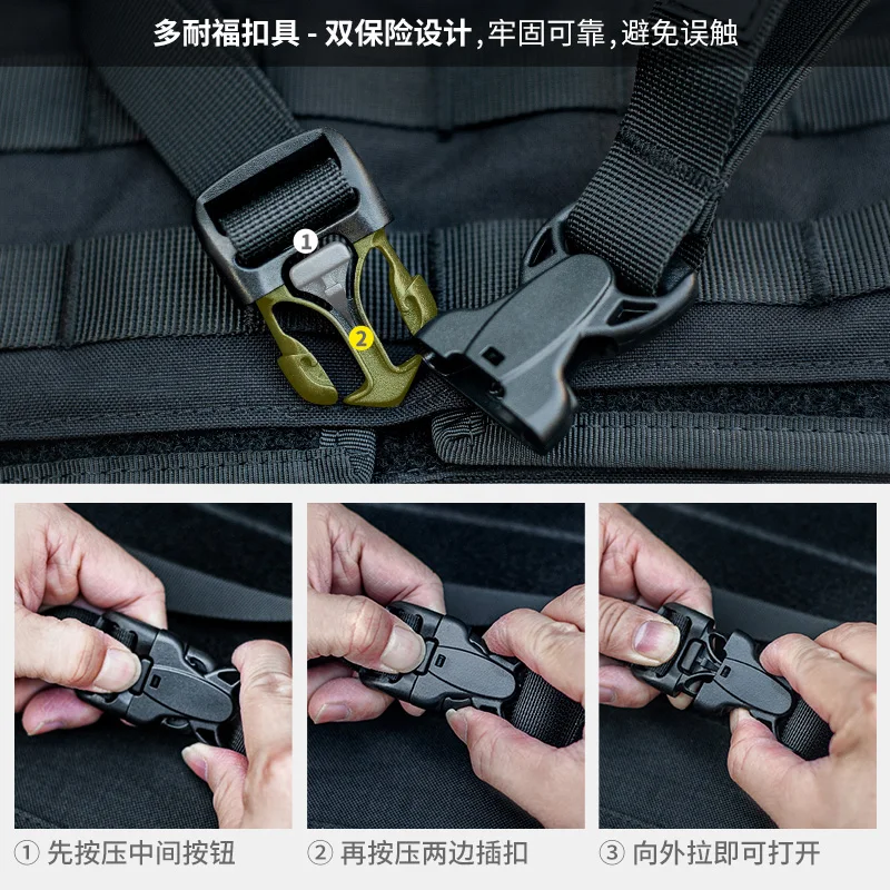 ​ حزام ضغط متعدد الأغراض من SECTOR Seven - حقيبة أمتعة مزدوجة القفل/حقيبة سفر/حزمة شحن ربطة عنق للأسفل ​