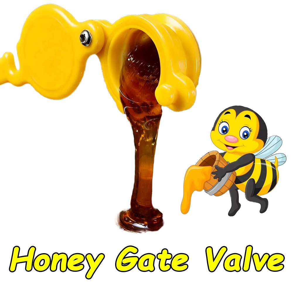 Plastic Honey Spout for Shake Honey Machine Bee Honey Gate Valve Beekeeping Gallon Bucket Honey Extraction Bottling Tool