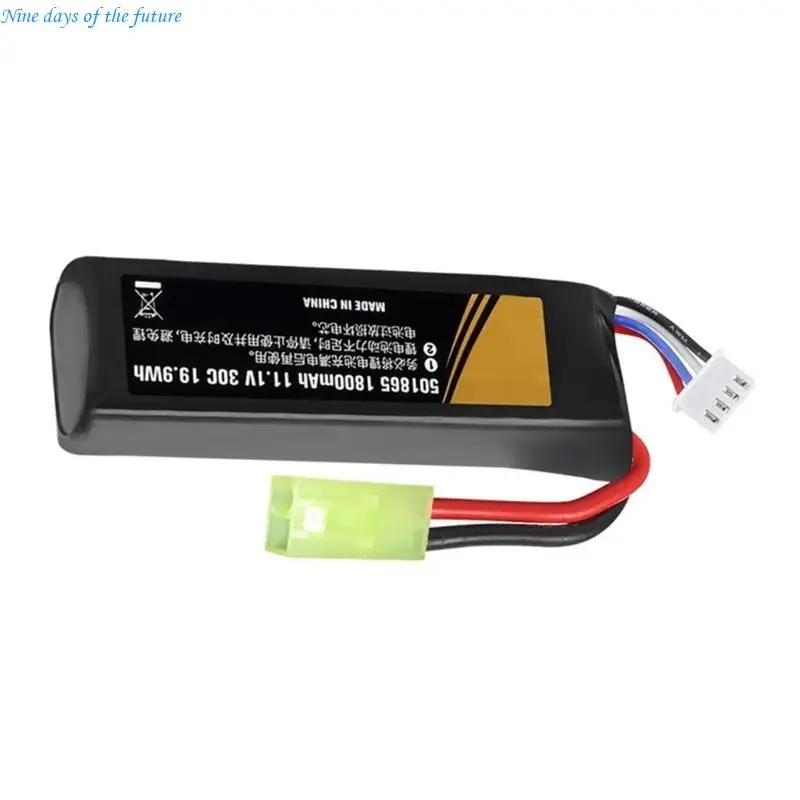 

Battery 11.1V 3S 1800mAh 30C 501865 LIPO Rechargeable Polymers Lithiums Battery E65A