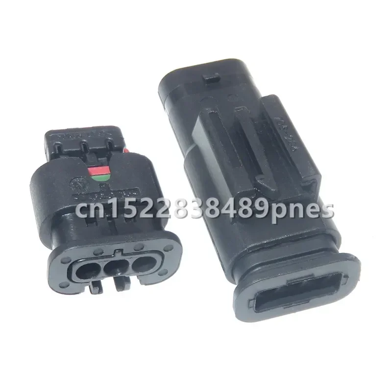 3 Pole 1488991-1 Automobile Reversing Radar Probe Connector Waterproof Wiring Harness Socket For Ford Land Rover