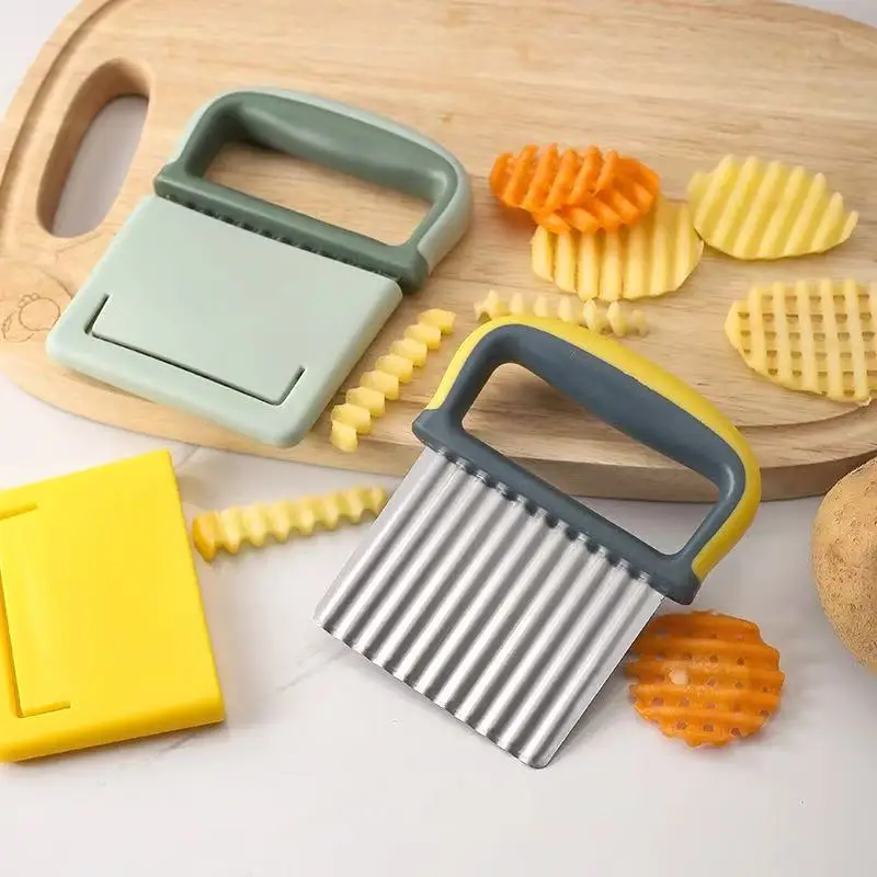 Wolf Teeth Potato Cutting Multi functional Potato Knife Home Wave Pattern Vegetable Cutting Artifact