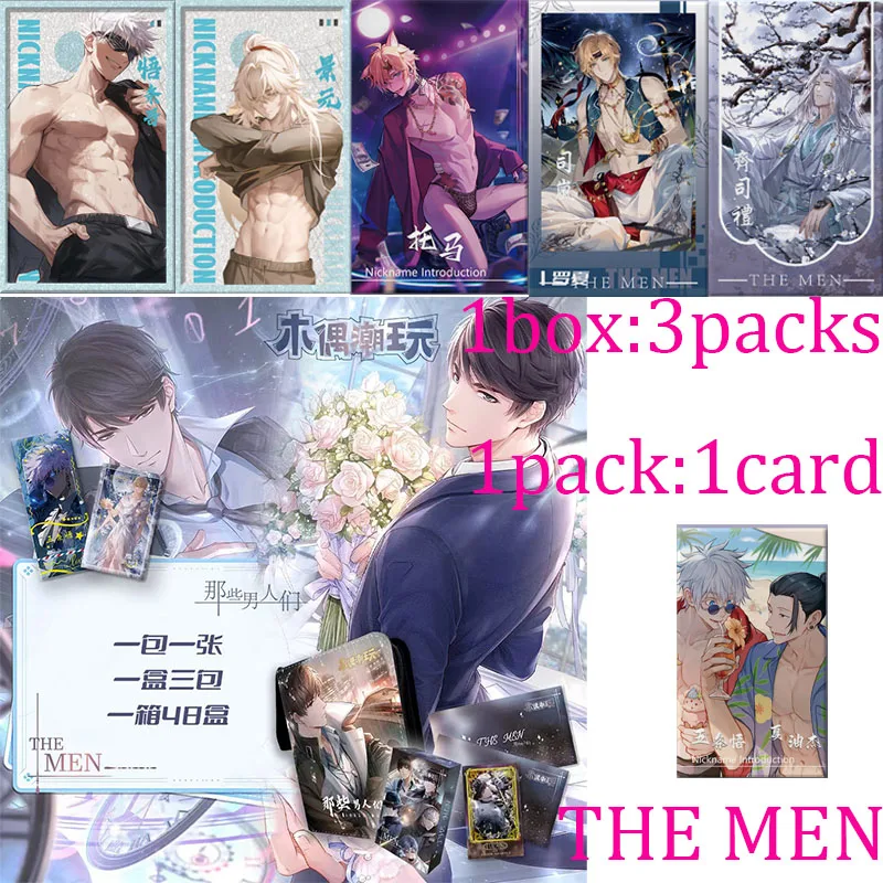 

2024 Newest THE MEN Cards JJK Booster Box Gojo Satoru Nanami Sukuna Hobby Chrismas Gift