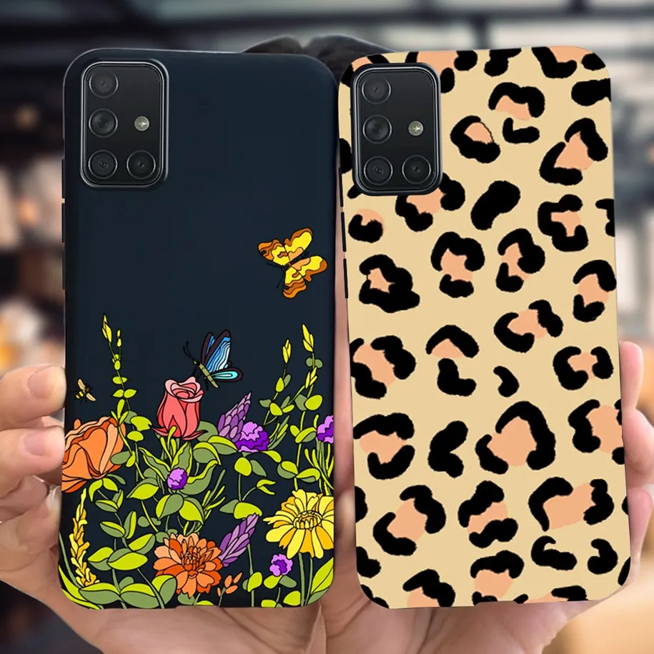 For Samsung A51 A71 Case SM-A515F SM-A715F Fashion Painted Silicone Phone Case For Samsung Galaxy A 51 A 71 Back Cover Soft Capa