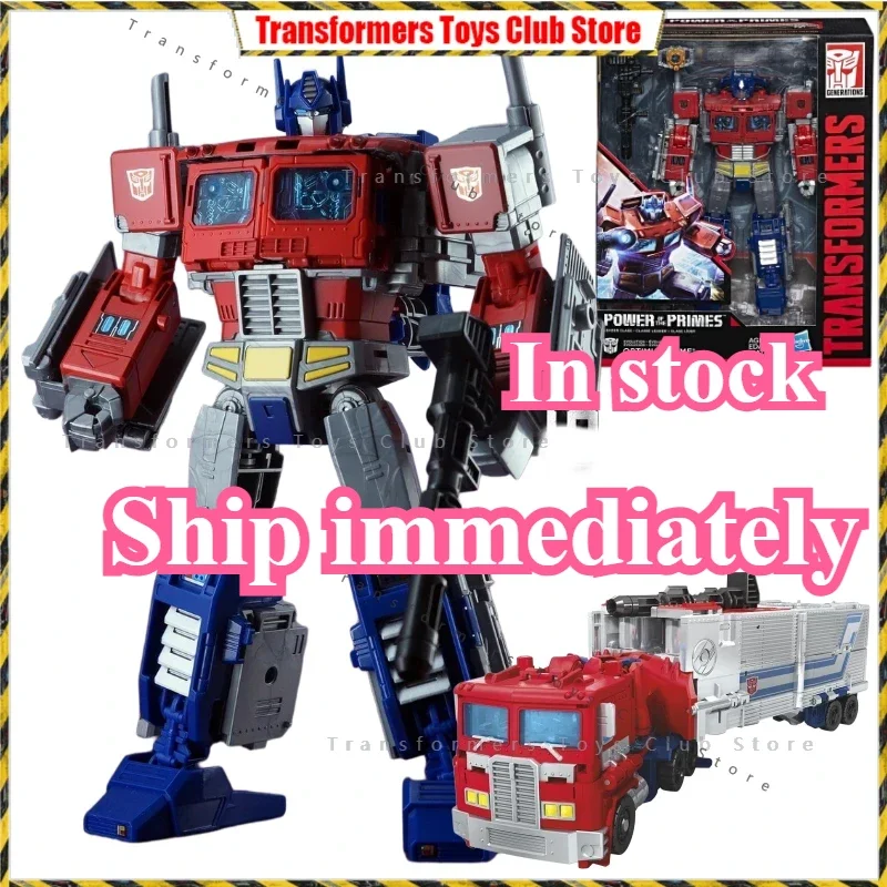 In Stock Transformers Power of The Primes Leader Class Evolution Optimus Prime Action Figure Model Collection Toy Gift