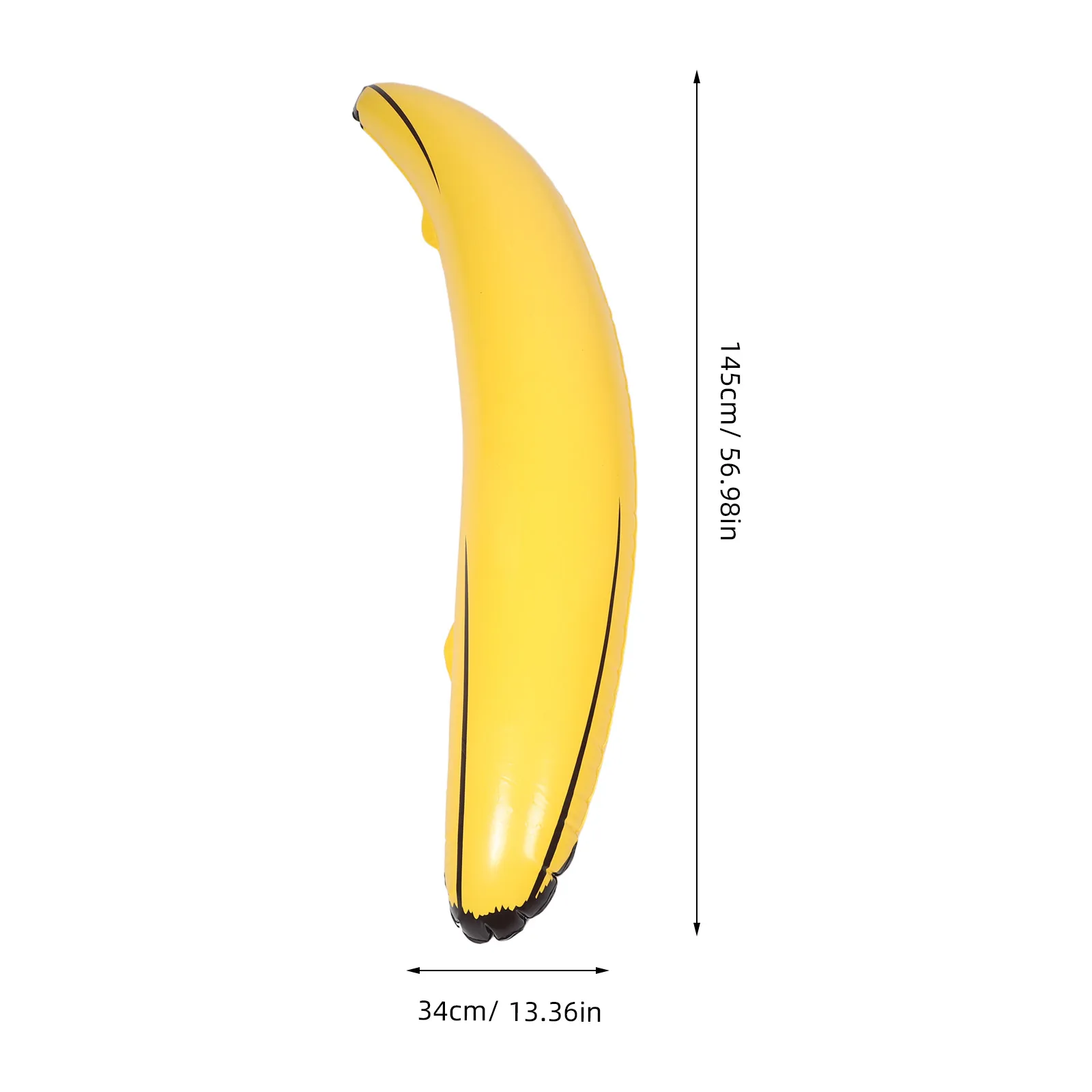 1 قطعة 145 سنتيمتر العملاق نفخ الموز الأصفر بركة تعويم للحزب الديكور كرنفال ألعاب الشاطئ فوتوبوث الدعائم نفخ الفاكهة #5