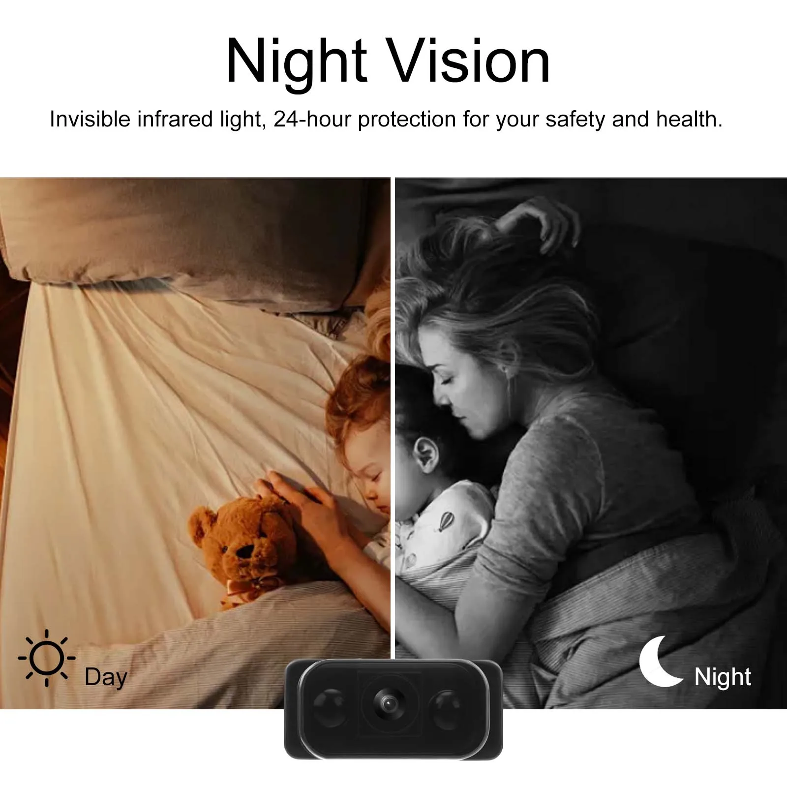 Mini Camera  Indoor Small WiFi Nanny Cam for Home/office Security with Motion Detection, Remote View, Night Vision,Recording,App