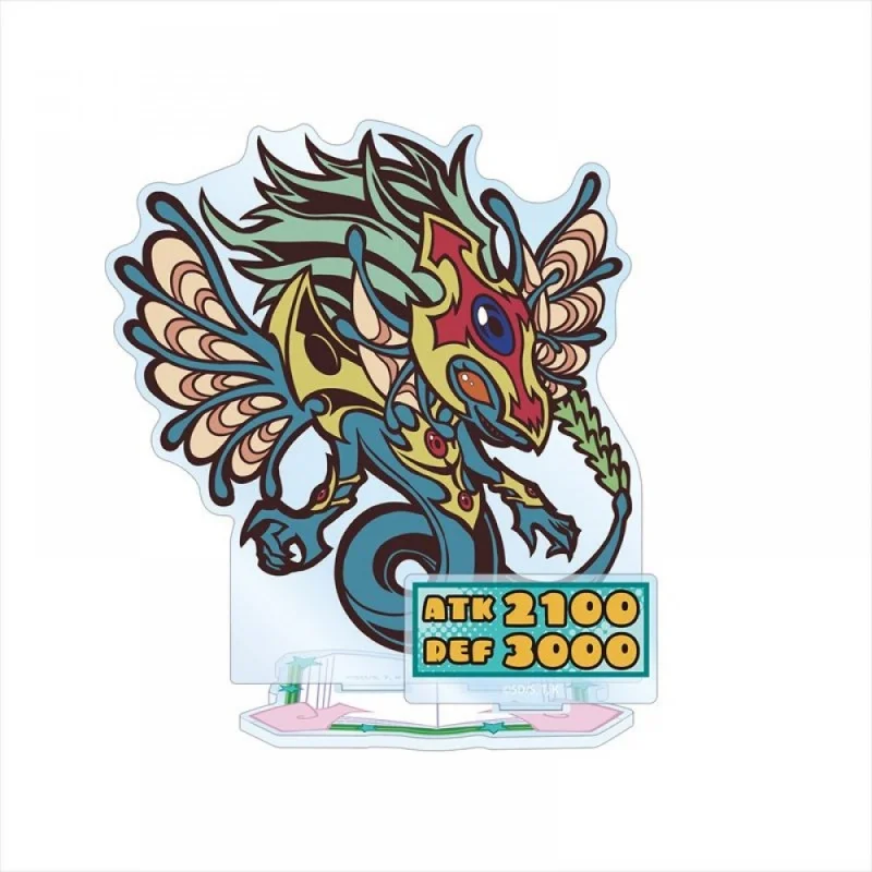 Yu-Gi-Oh! ANIME 10CM Anime Acrylic Stand Model Figure Cosplay Plate Holder Topper Birthday Fans Christmas Desk keychain
