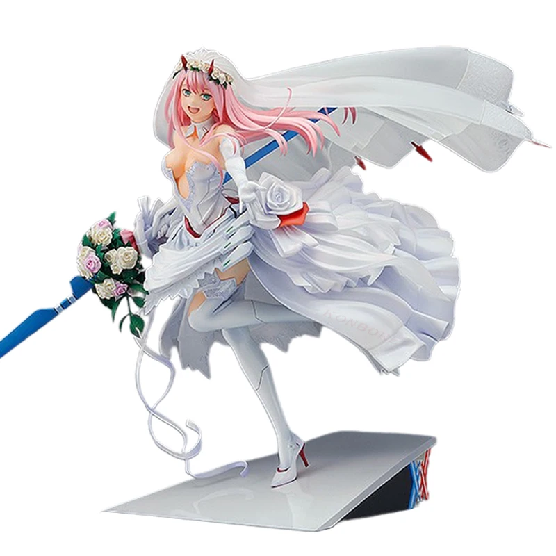 28cm DARLING in the FRANXX Zero Two 02 Sexy Anime Girl Figure Zero Two For My Darling Wedding Action Figure Collectible Doll Toy