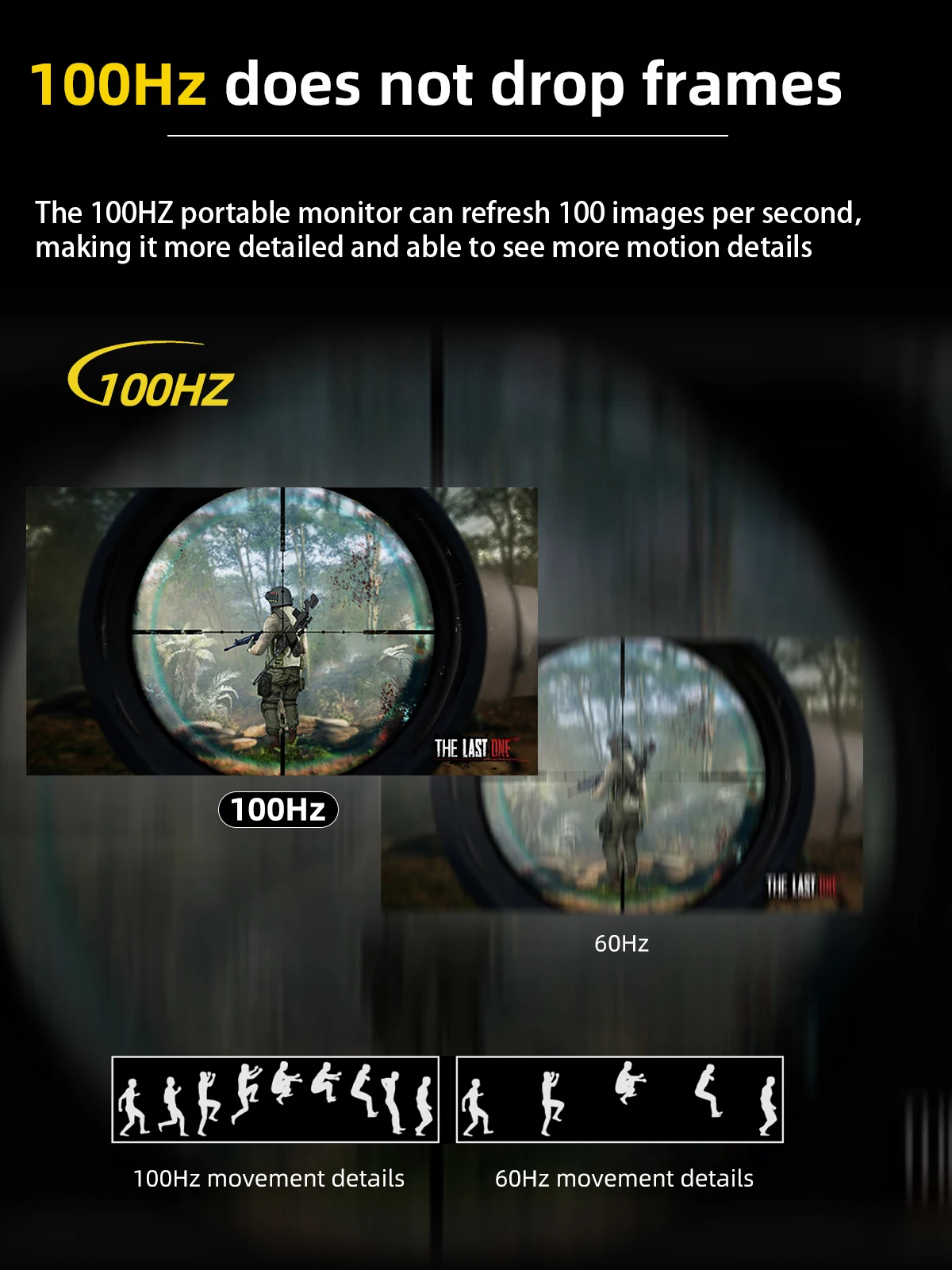 ZSUS 18 بوصة 1080P 100 هرتز شاشة محمولة 16:9 HDR 100%sRGB 350cd /M2 لـ XBox PS4 / 5 تبديل الهاتف الخليوي PC Loptop تمديد