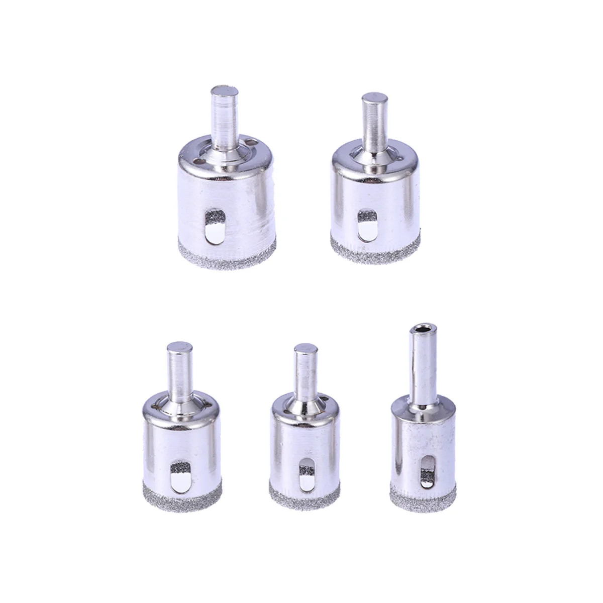 

Diamond Hole Saw Set Glass Tile Drill Bits Alloy Hollow Core Cutter For Stone Ceramic Granite 6-50Mm Silver