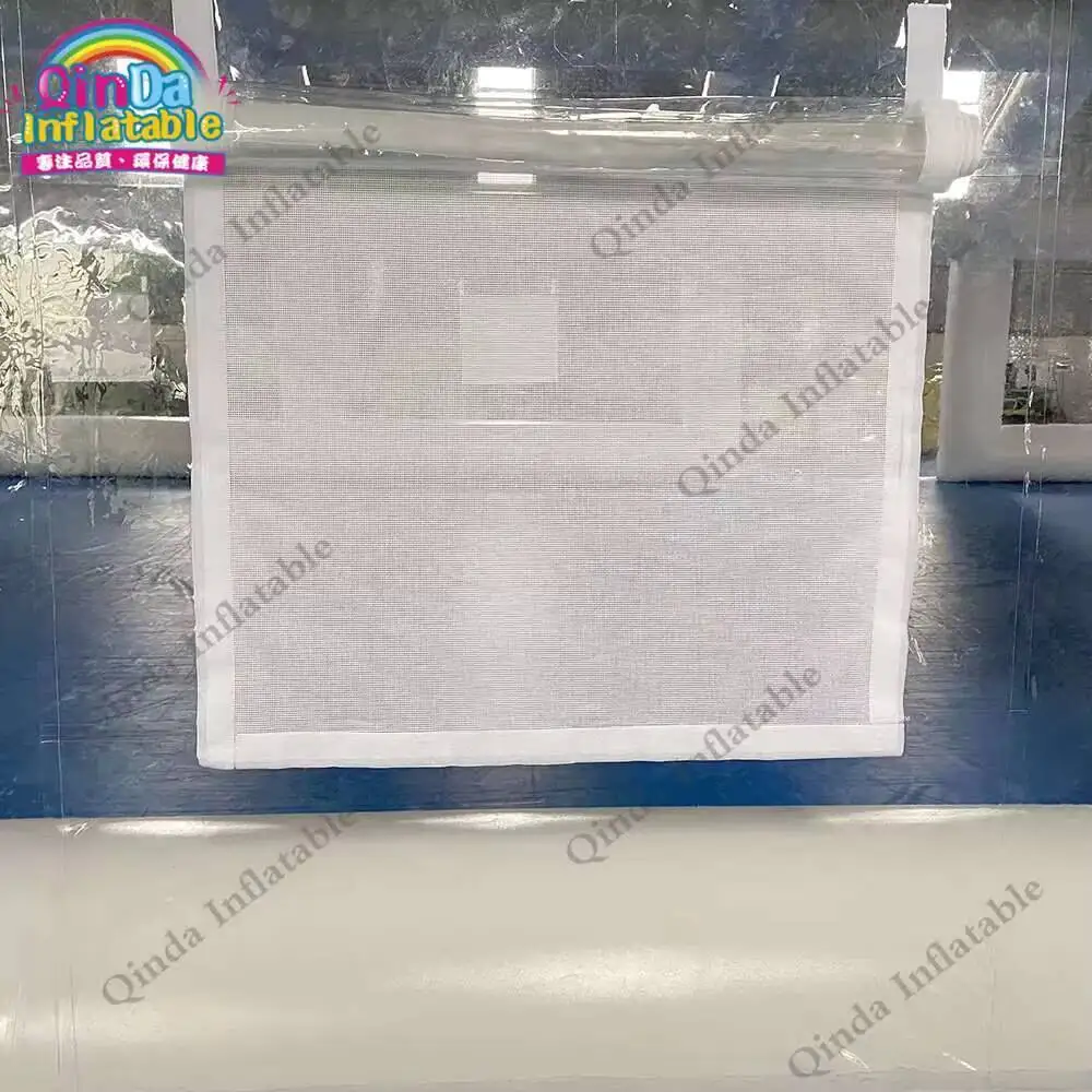 Kommerzieller wasserdichter PVC-Gewinner, gebrauchtes riesiges aufblasbares Kuppelzelt für Poolabdeckung