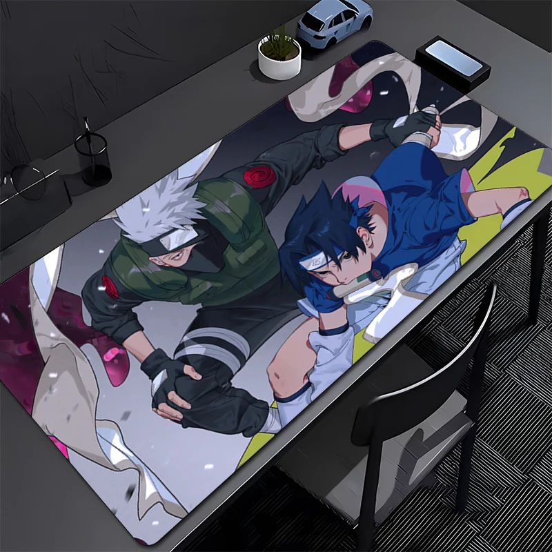 

Large Mouse pad NARUTO Uzumaki Naruto game player keyboard pad non-slip office study desk mat floor mat coaster PC game Mousepad