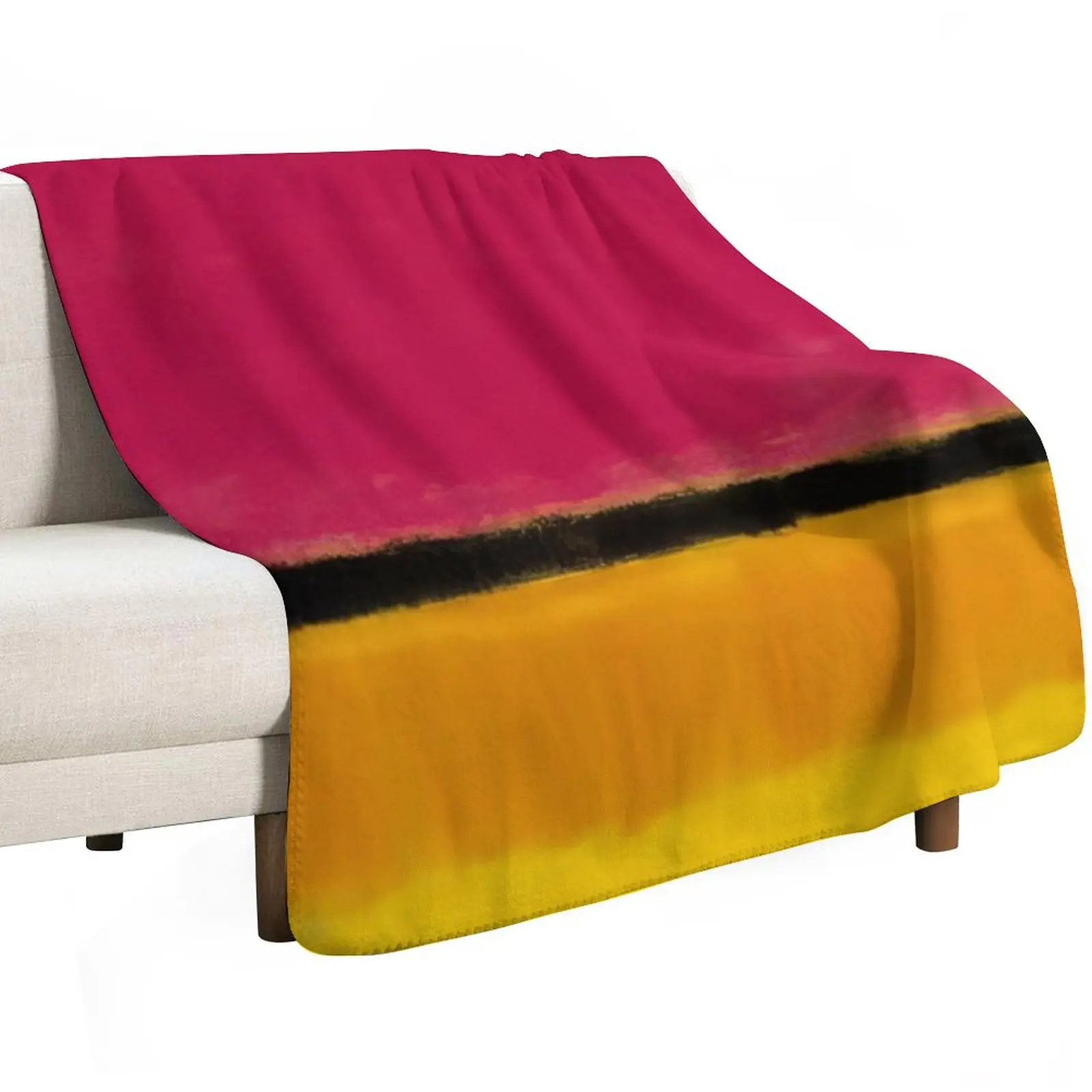 Mark Rothko - Violet, Black, Orange, Yellow on White and Red - 1949 Throw Blanket Comforter Thermal Soft Blankets