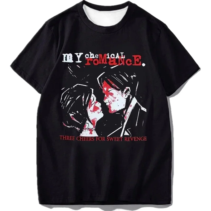 

My Chemical Romance T Shirt Women Fashion T-shirts Cool Hip Hop Men Tshirt Casiual Summer Vintage Anime Unisex ﻿Quick Drying Top
