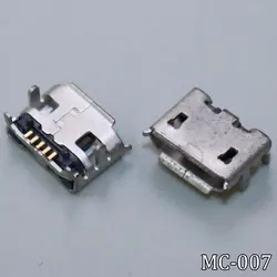 10-100PCS Micro usb Jack connector charging port DIP four feet big OX horn feet DIP 5P SMD V8 for BlackBerry 9360 9370 9350