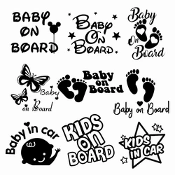 LYKX Dán Xe Hơi Sở Thích Bé Trai Kids Cho Bé Trên Tàu Trong Xe Ô Tô Xe Hơi 3D Funny Kid Bạc Vinyl Decal Dán Tạo Kiểu