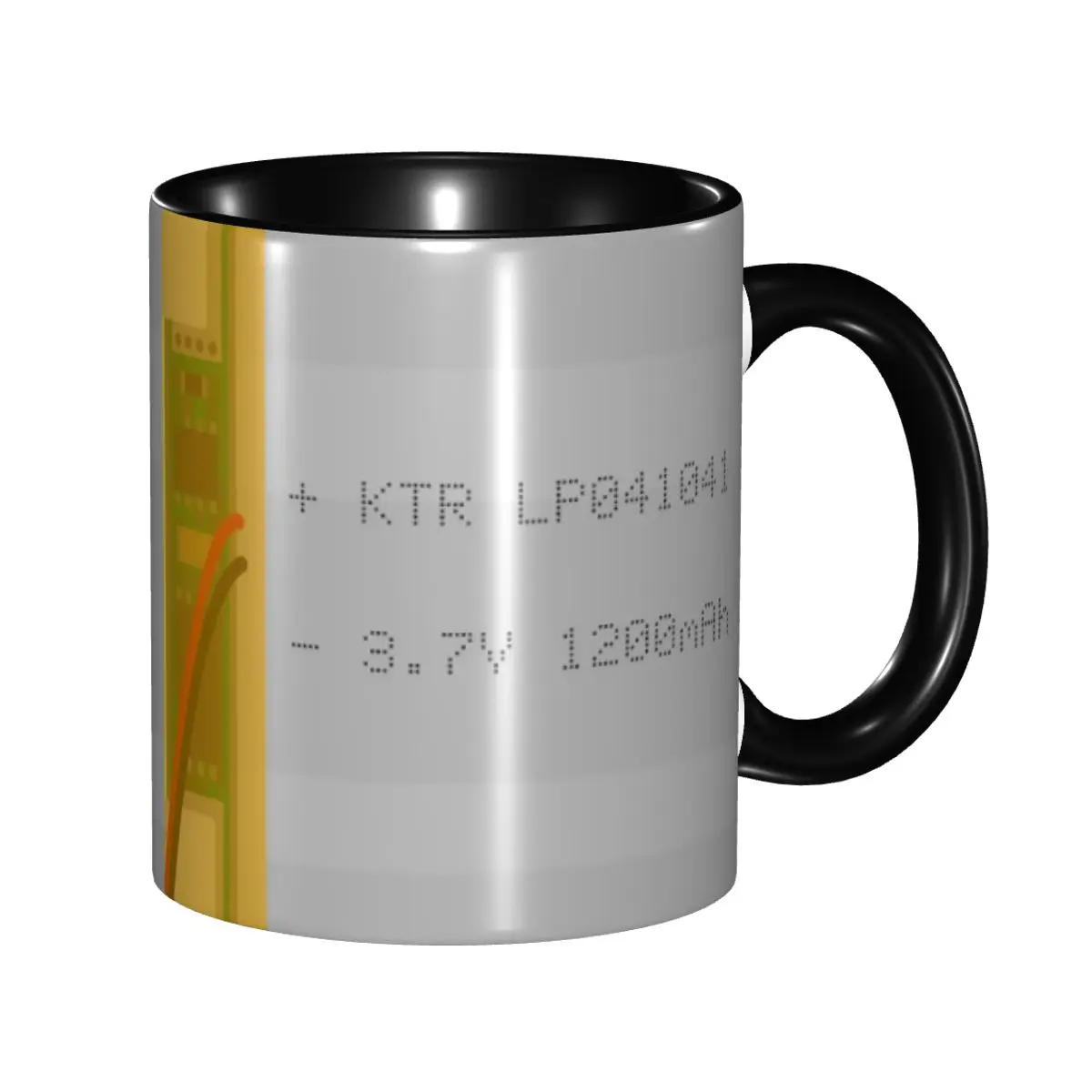 

Customized Lithium Polymer Battery Coffee Mugs DIY Ceramic Tea Milk Cups