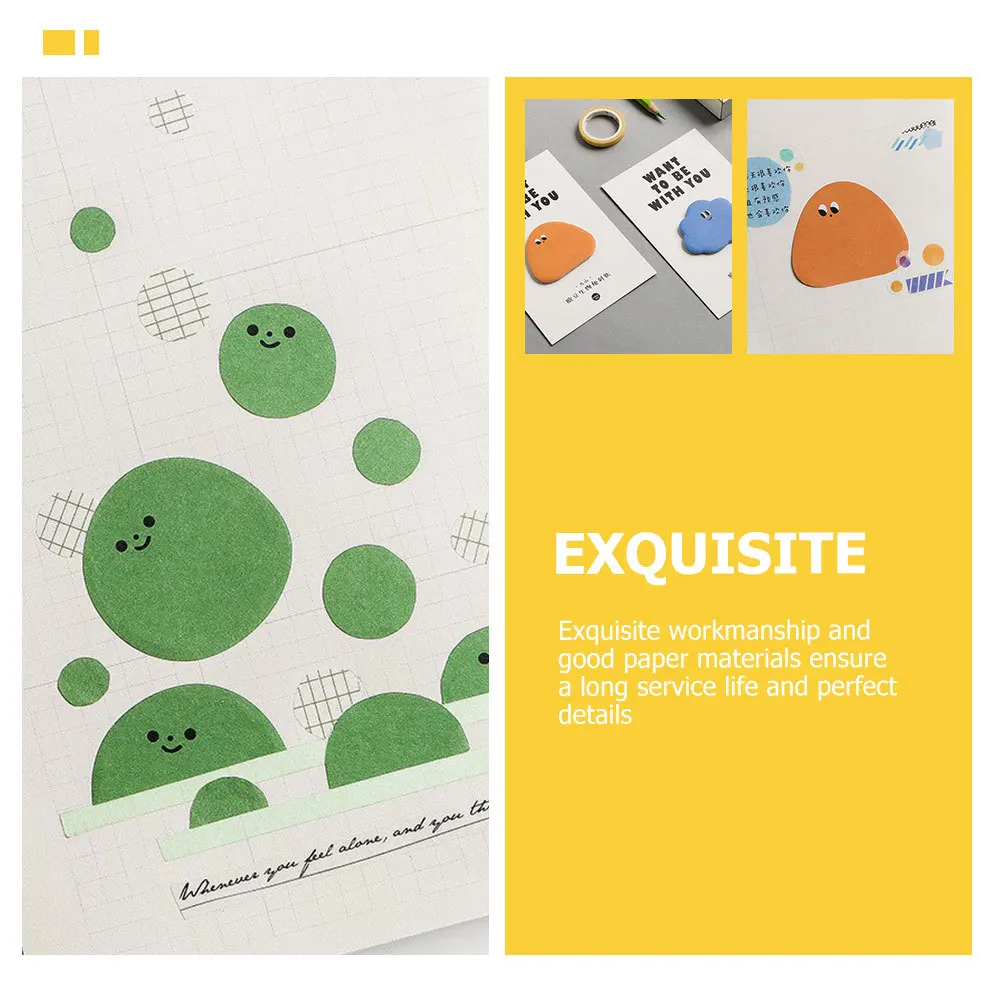 

Lovely Memo Notes Cartoon Design Adhesive Notepads for Office School Wall Blackboard Desk Fridge Gift School Supplies