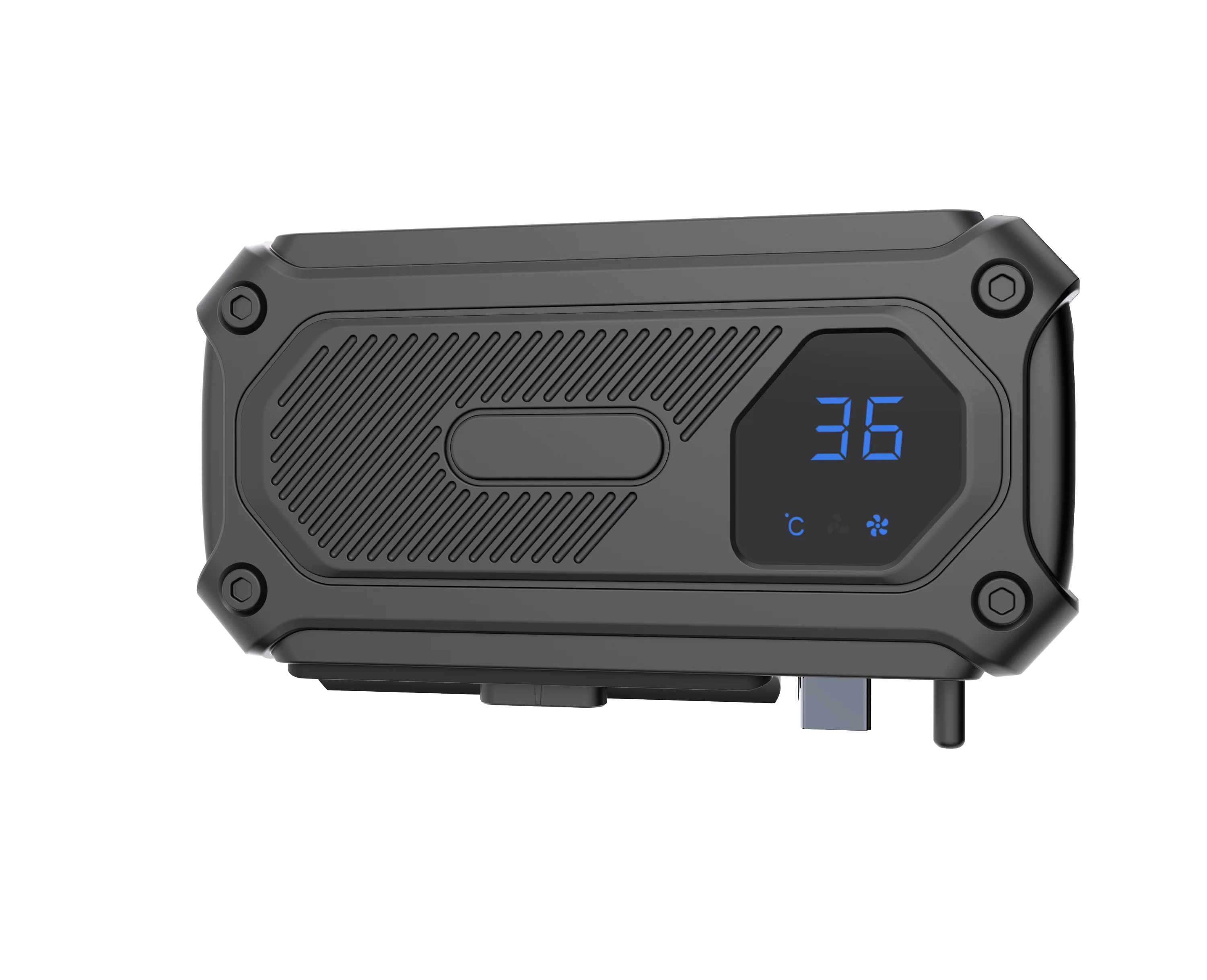 Ventilador de resfriamento F201 para console Switch 2 com 2 velocidades ajustáveis, display LED de temperatura e velocidade, acessórios para Switch 2