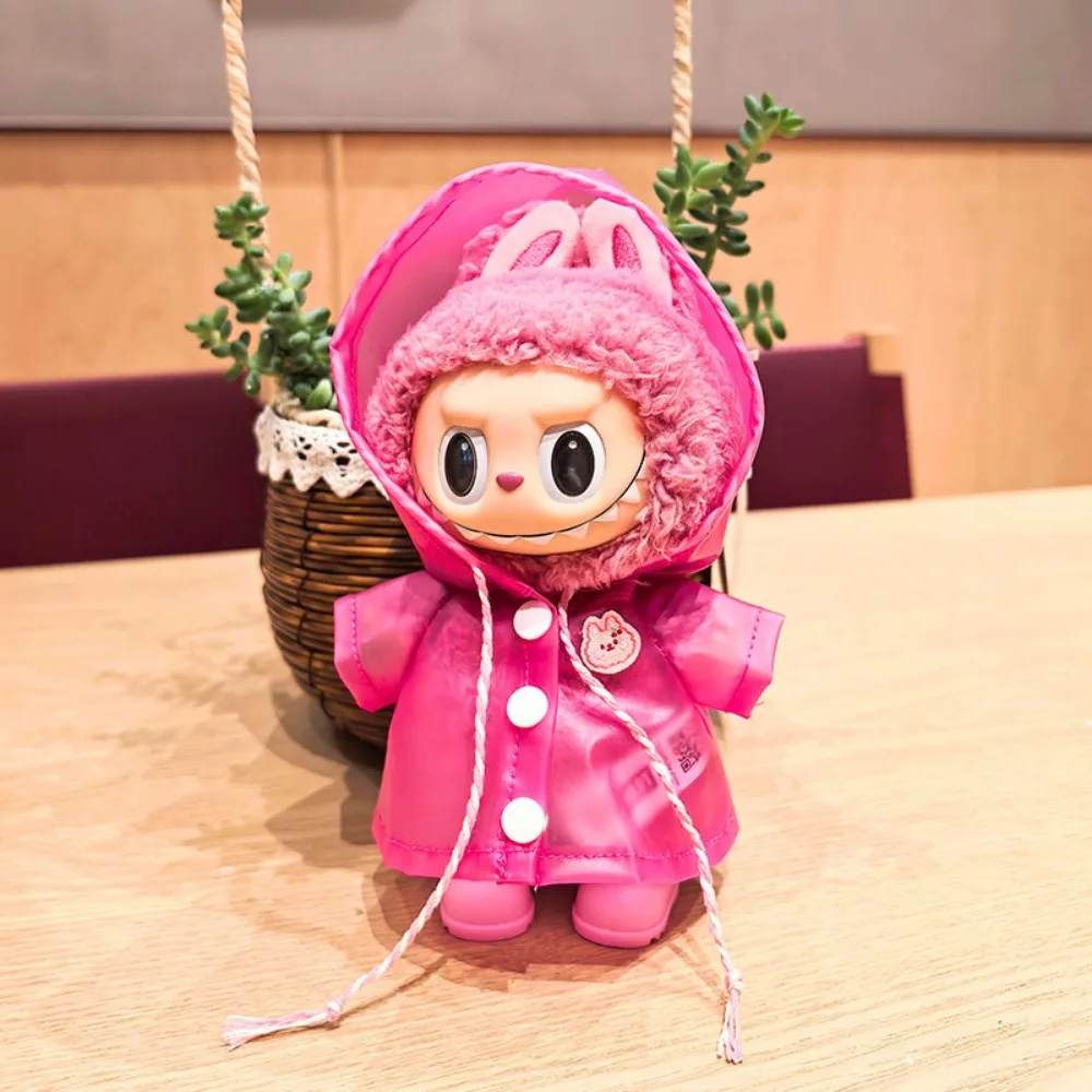 15/17 センチメートルラブブ人形服衣装レインコート人形アクセサリー座っているパーティー着替えゲーム DIY ギフトおもちゃ