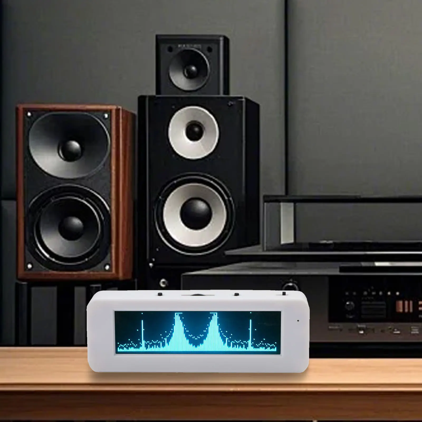 

Аудиовизуализация Прибл. Индикатор уровня звука 105*20*35 мм, активное светоизлучение, 8 дисплеев, высокая яркость