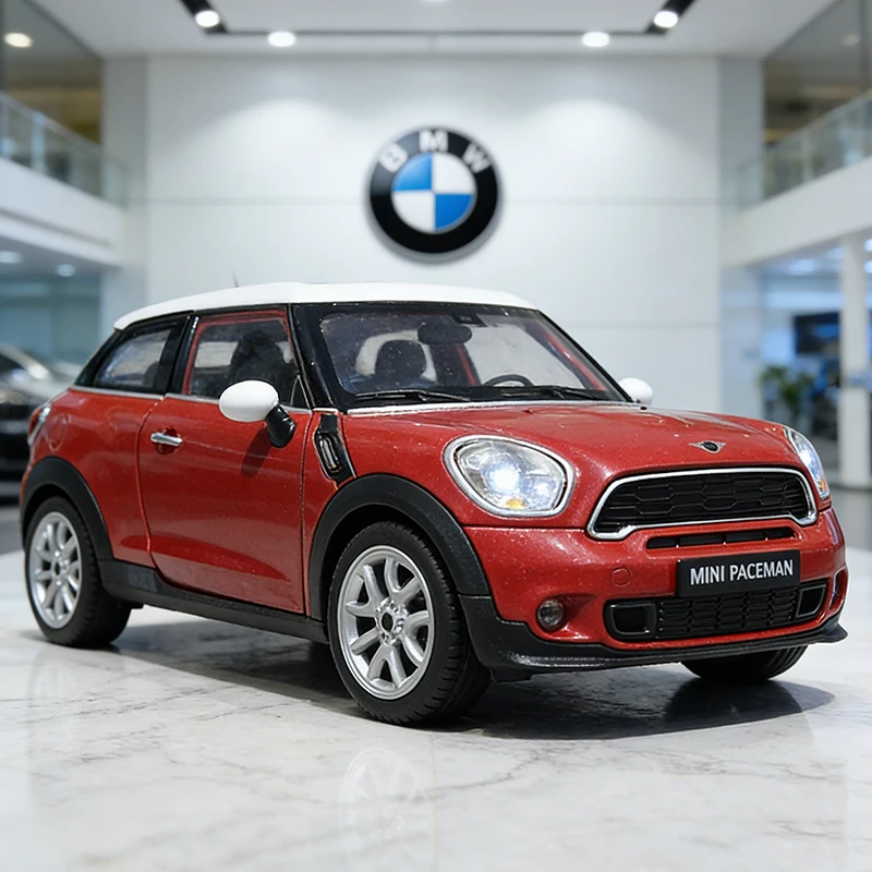

Модель автомобиля WELLY 1:24 BMW MINI Cooper S Paceman из сплава, коллекционная модель, миниатюрная масштабная модель автомобиля, игрушка для детей