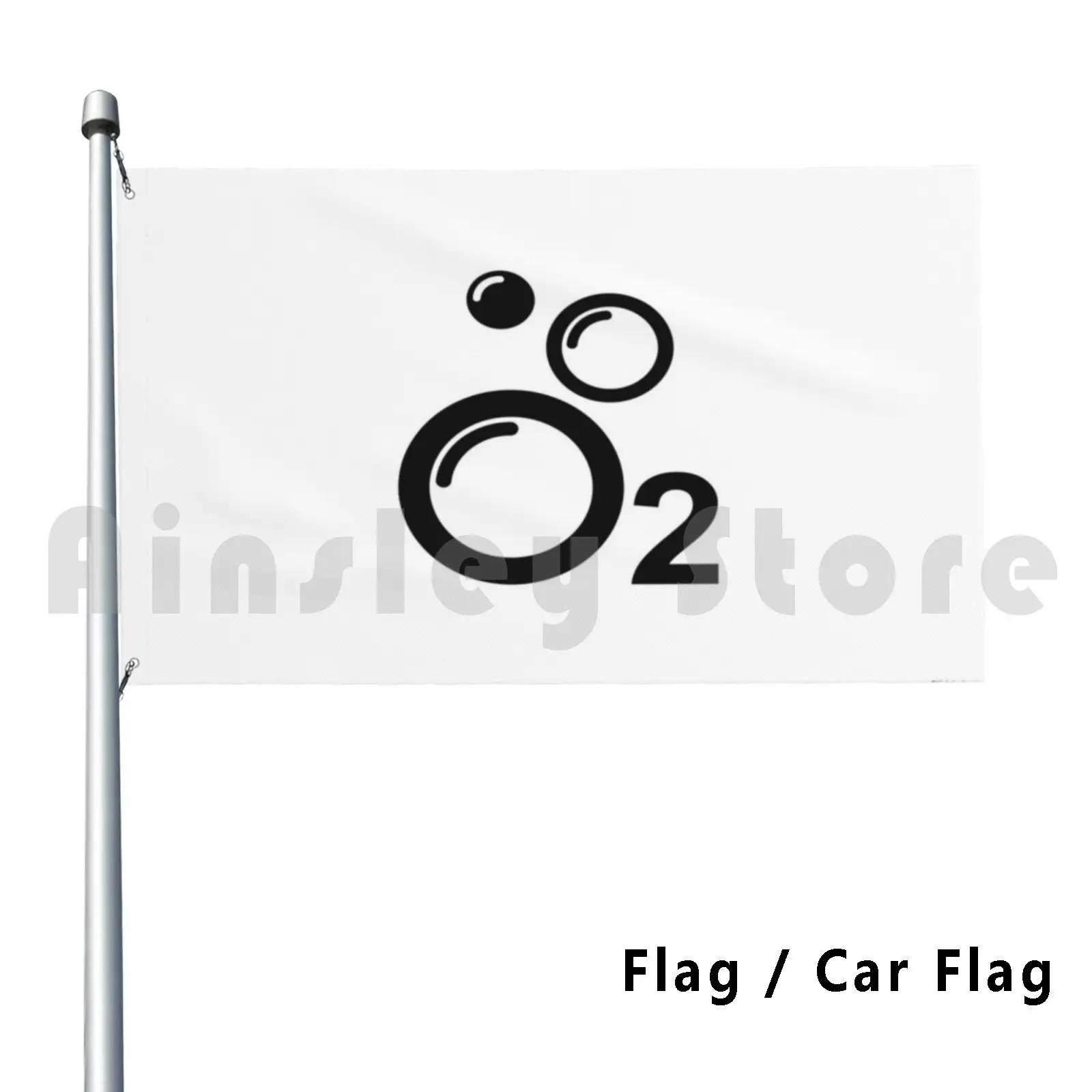 Life Is About 02 Oxygen Outdoor Decor Flag Car Flag Beaker The Science Vintage Chemistry Experiment Fozzy Wakka Wakka Show