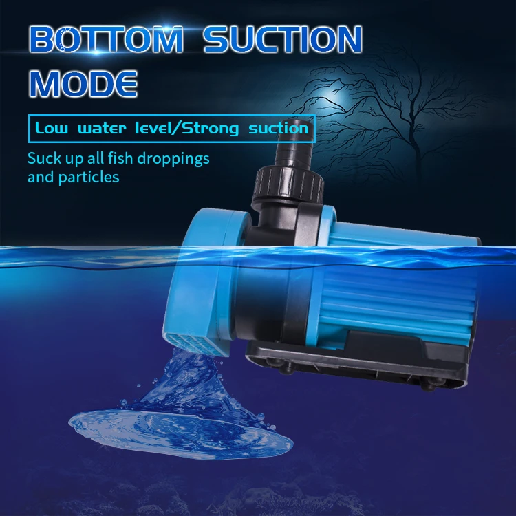 BPL-12000 Great quality Amphibious Water Pumps for fish pond solar powered fountain pump