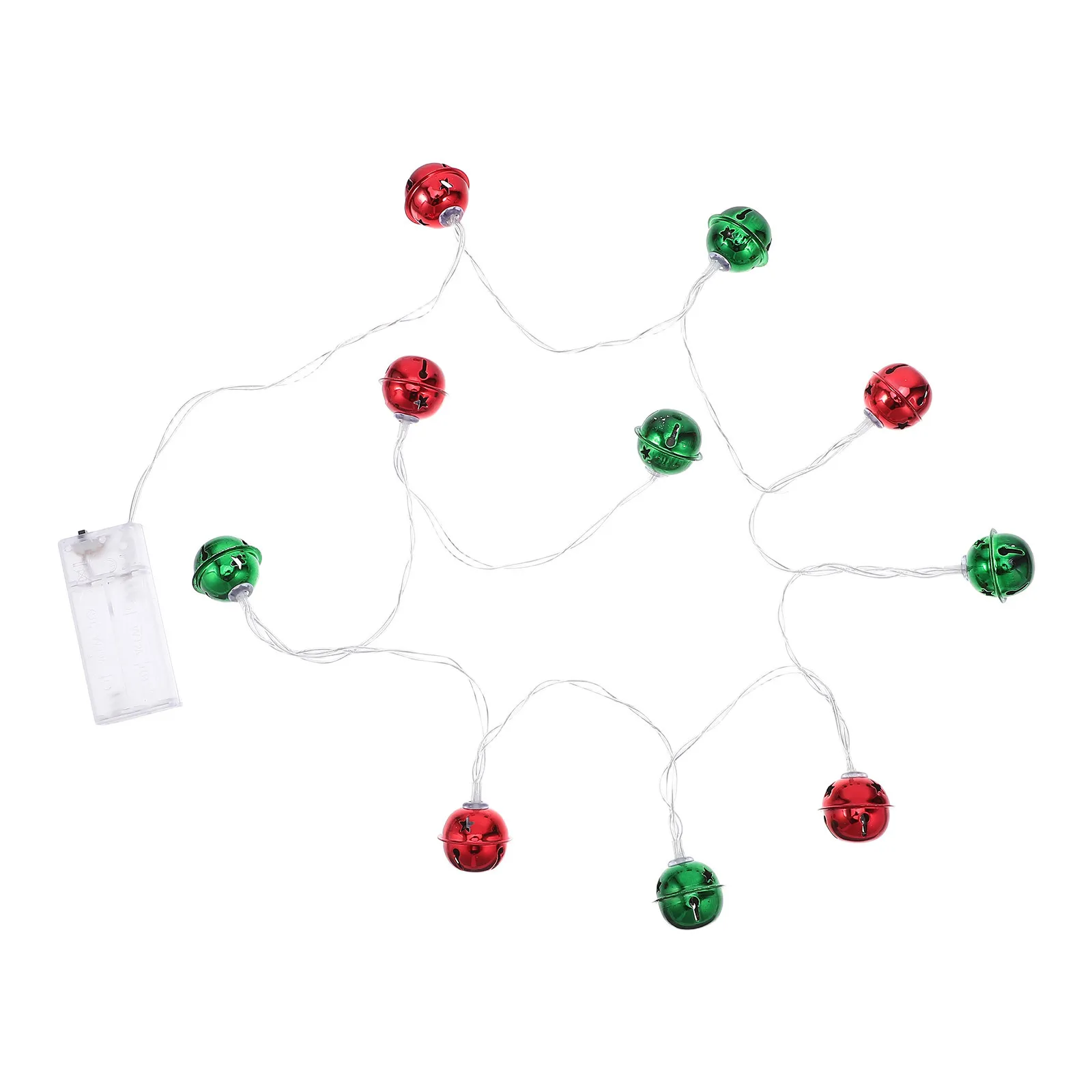 

1.5m Christmas LED String Lights Red Design Waterproof Outdoor Decorative Lights for Patio Garden Holiday Party Home