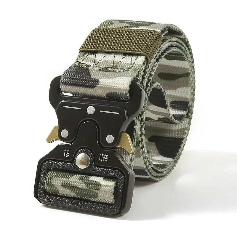 Outdoor Men's - Belt Unisex Function  Survival High Quality Nylon Sports Cycling Camouflage Belts Luxury