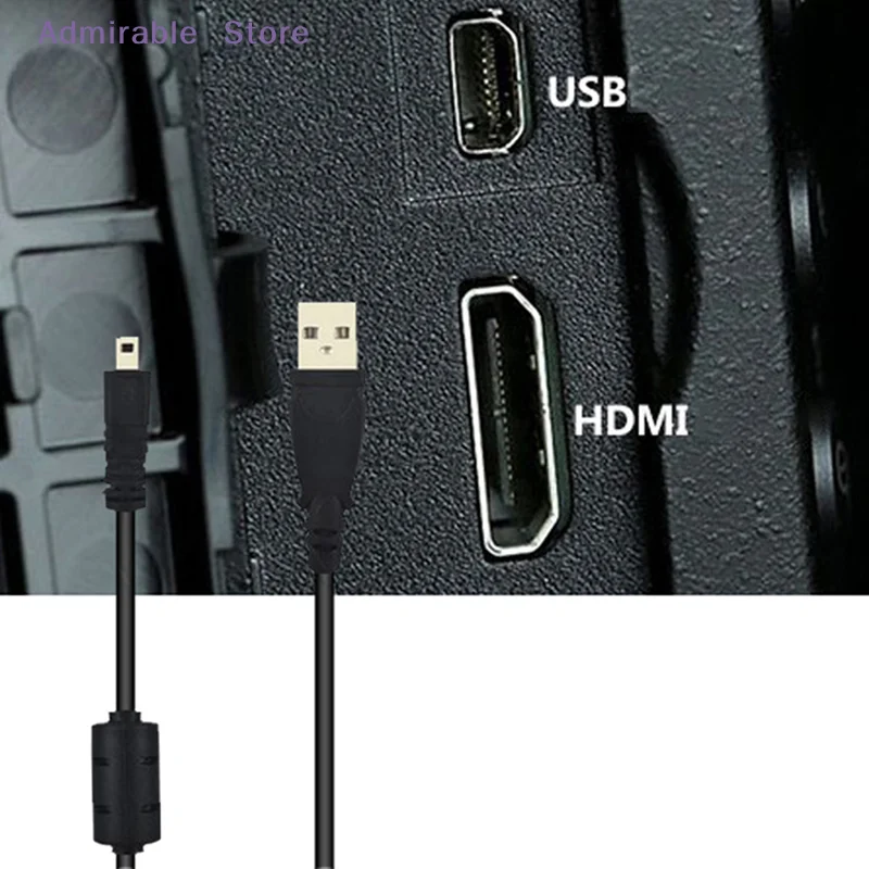 [W]USB Data Cable Camera Data Pictures Video Sync Transfer Cables 8pin 150cm for   Pentax Sanyo