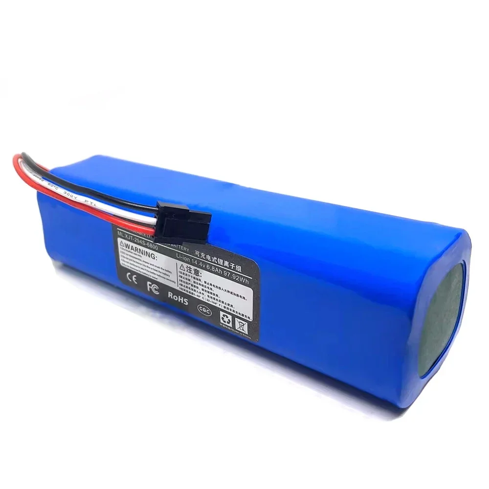 Batteria ricaricabile agli ioni di litio originale nuova da 14,4 V 12800 mAh per accessori di ricambio per aspirapolvere robot Neabot Q11