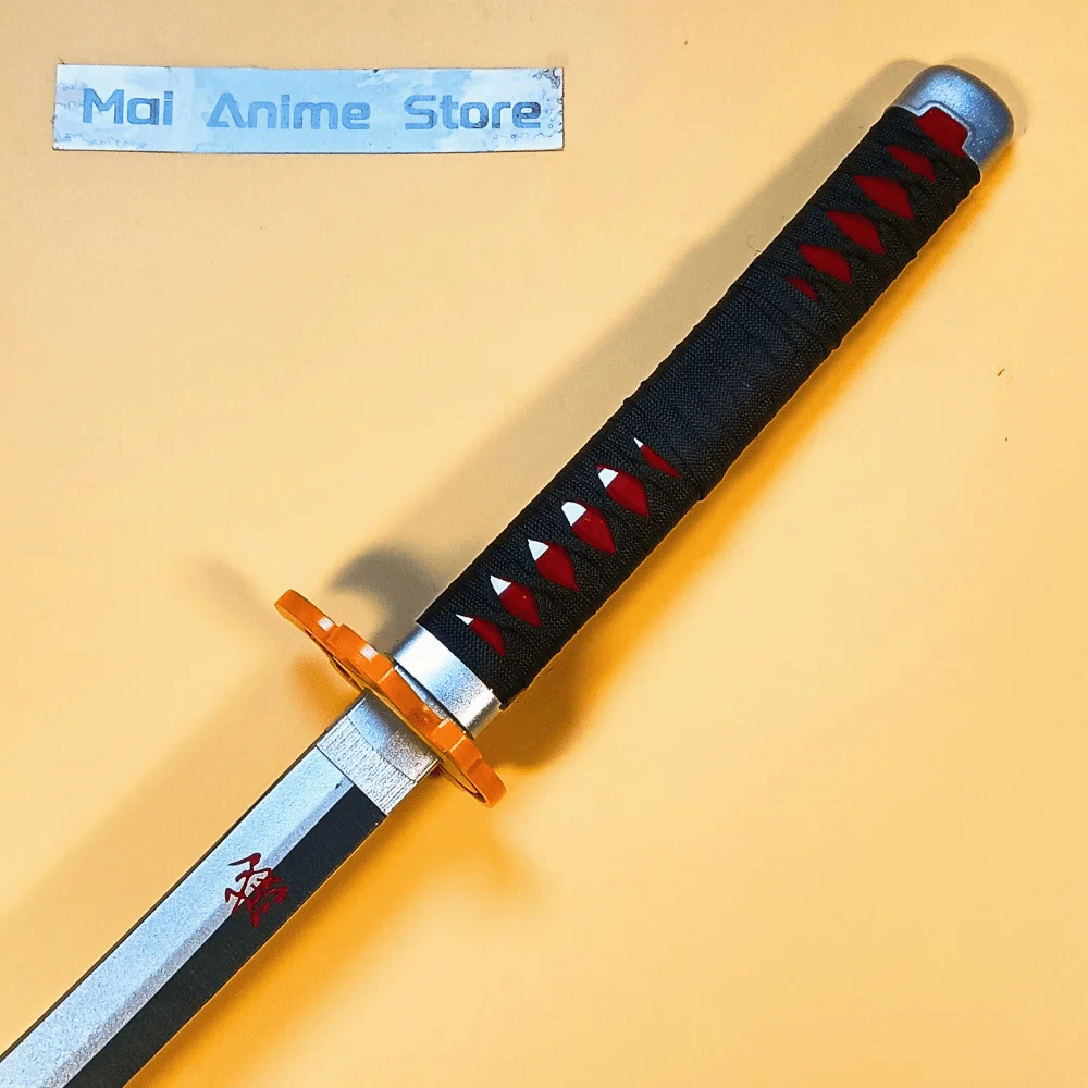 40インチの本物のフルサイズアニメ刀剣コスプレ小道具、実物大の日本の刀剣、侍アクションフィギュア、未研磨のおもちゃギフト