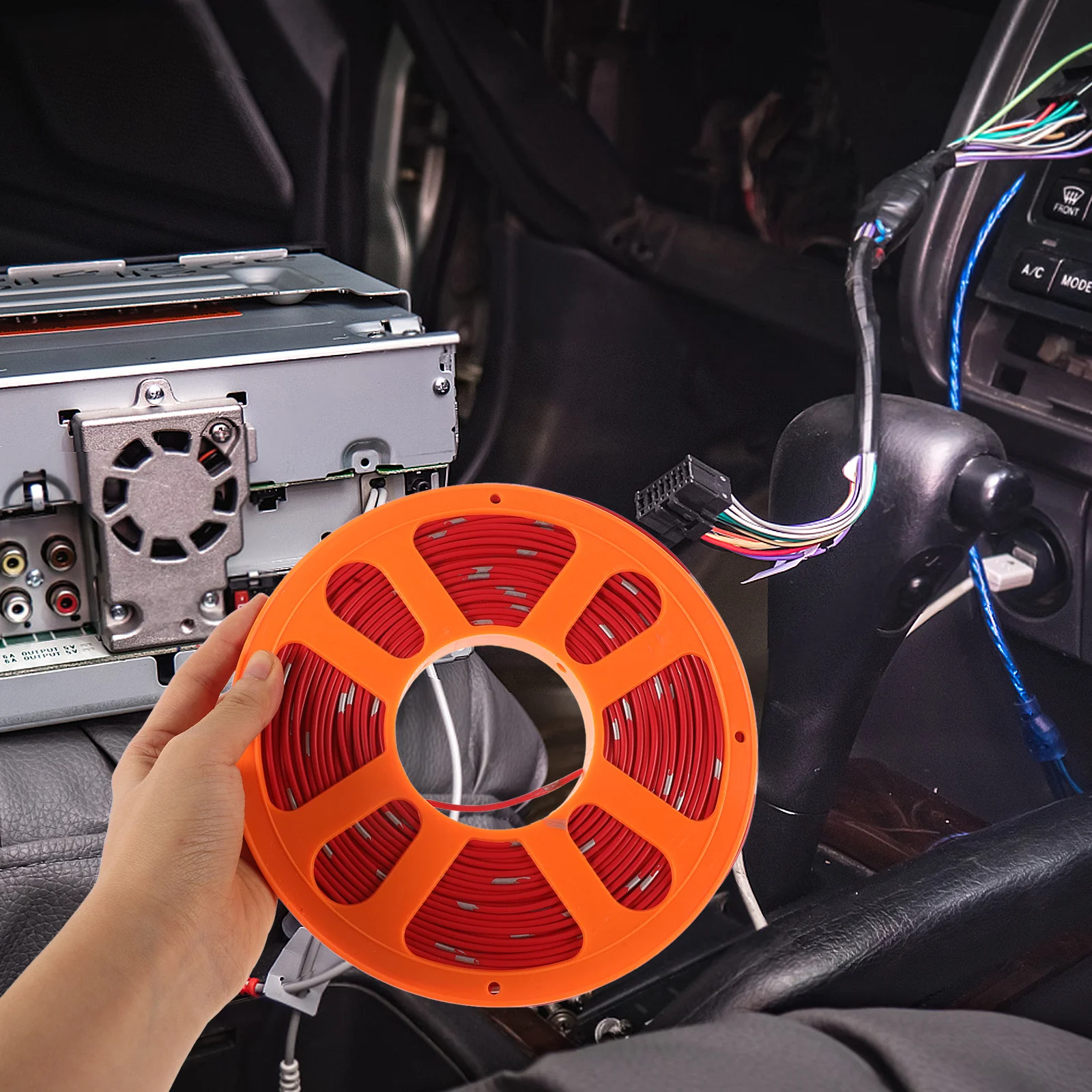 

1 Roll 40 Meter Automotive Wire Harness For Car Truck Electrical Wiring Upgrade Durable Auto Cable Vehicle Audio Trailer Harness