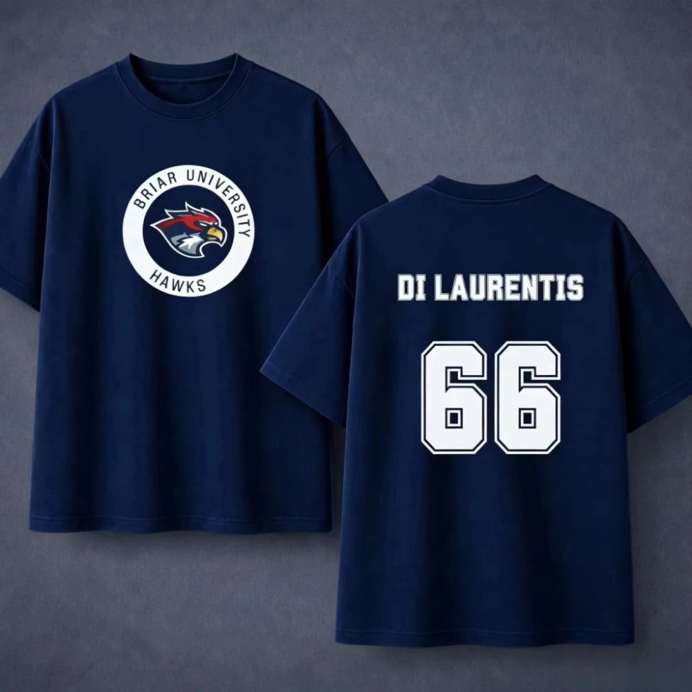 2026 American College Style Eagle Mascot Graphic T-shirt Adult And Kids Vintage Sports Number 66 Print Short Sleeve Cotton Tee