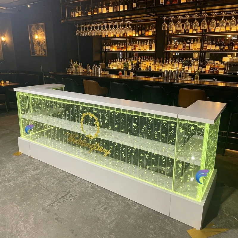 custom.Factory Direct Price 16 Different Colors Acrylic Bubble Table Night Club Feature Coffee Table