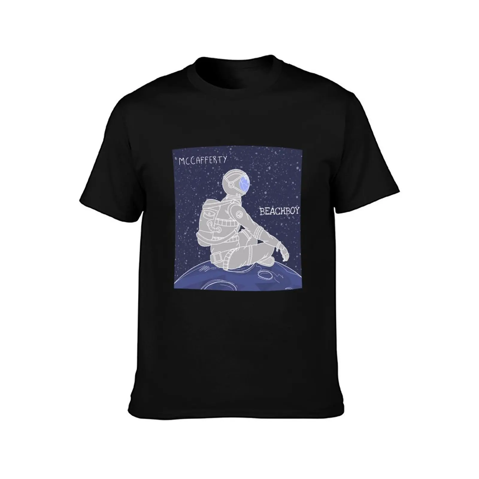 Beachboy By Mccafferty Sticker T-Shirt Basic Solid Color Short Sleeve T-Shirt