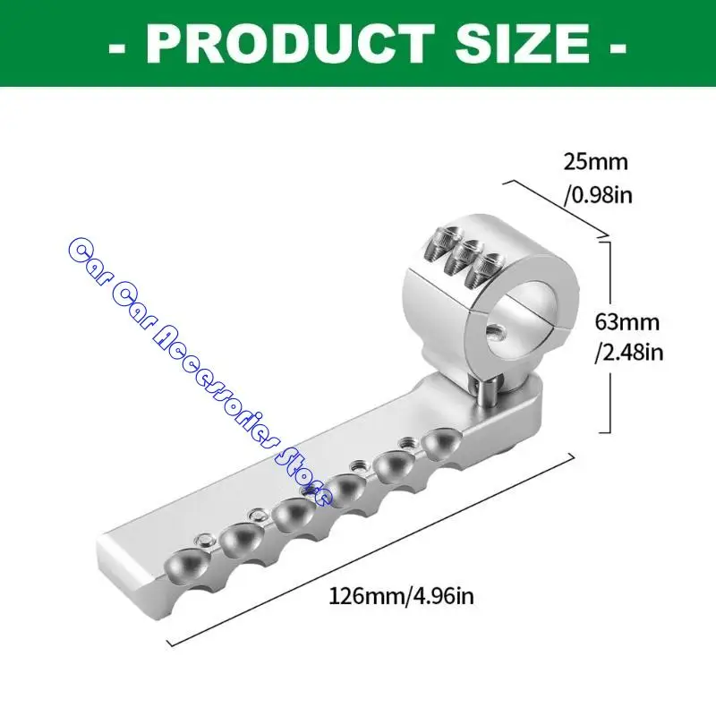 أوتاد قدم قابلة للطي للطرق الوعرة 242D، ملحقات دراجة مغامرات من الألومنيوم غير قابلة للانزلاق لـ R1300GS