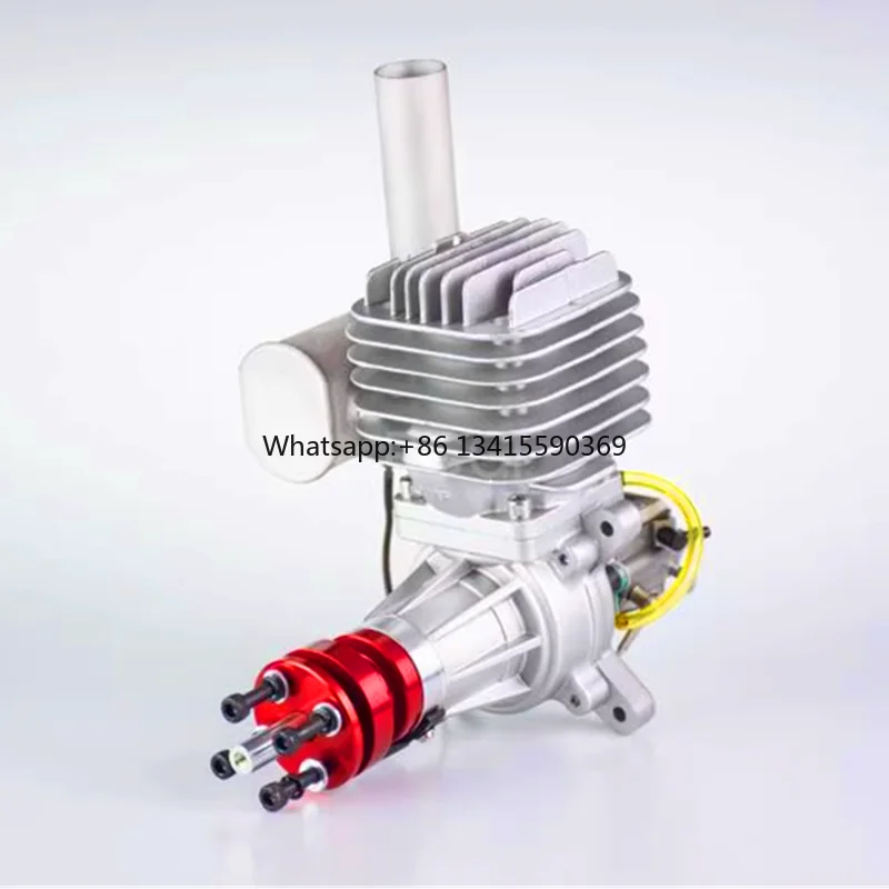 

RCGF 60cc Single Cylinder Side Exhaust Natural Air Petrol/Gasoline Engine with Walbro Carburetor Metal Material for RC Airplane