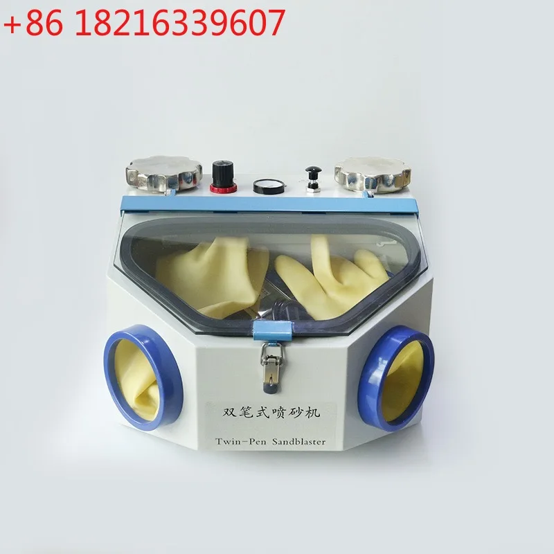 YAO Dental double pen sandblasting box porcelain inner crown orthodontic bracket sandblasting machine Useful