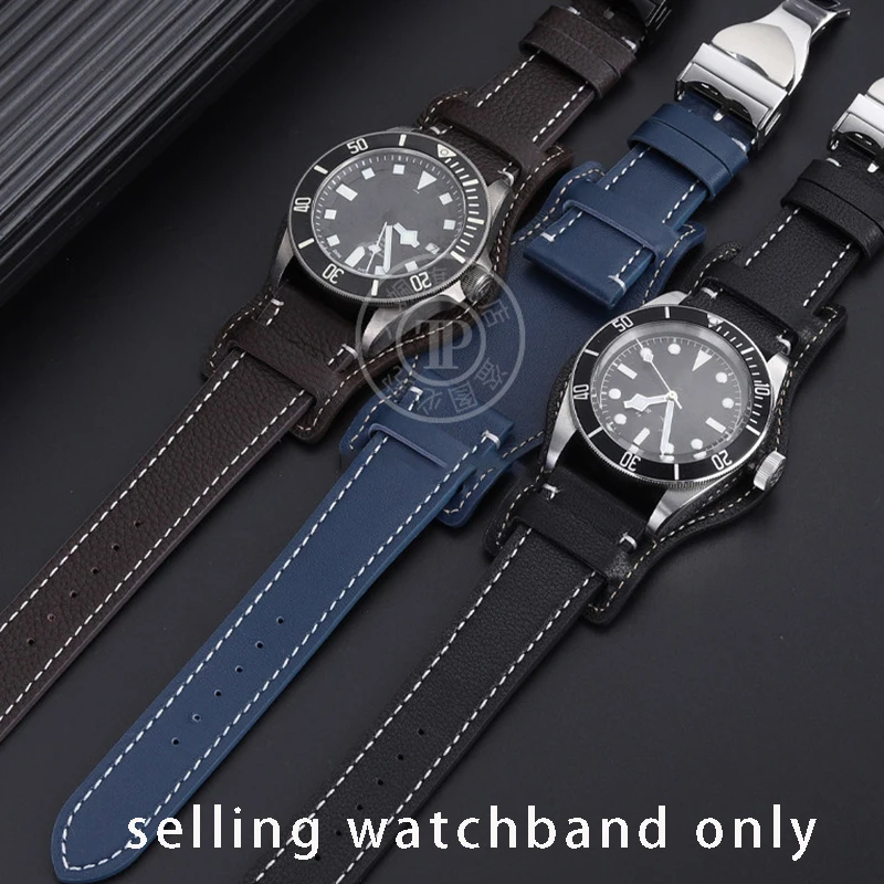

Ремешок для часов Tudor Black Bay M79250 79363, бронзовая серия, кожаный, с браслетом, для мужчин, 20 мм, 22 мм, аксессуары для наручных часов