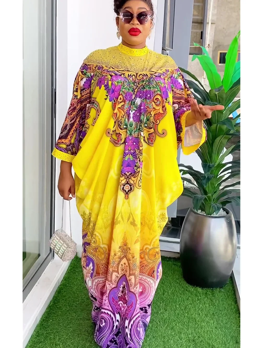 

Elegant African Dresses for Women Muslim Print Boubou Abayas Robe Dashiki Traditional Africa Clothes Ankara Outfit Evening Gown