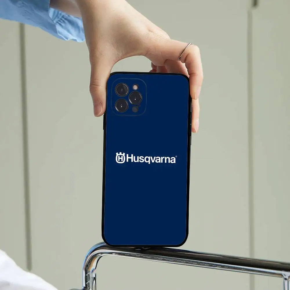 H-Husqvarnas Logo Phone Case For iPhone 14 Plus 13 Mini 11 16 15 17 Pro Max Protection Shockproof view 5