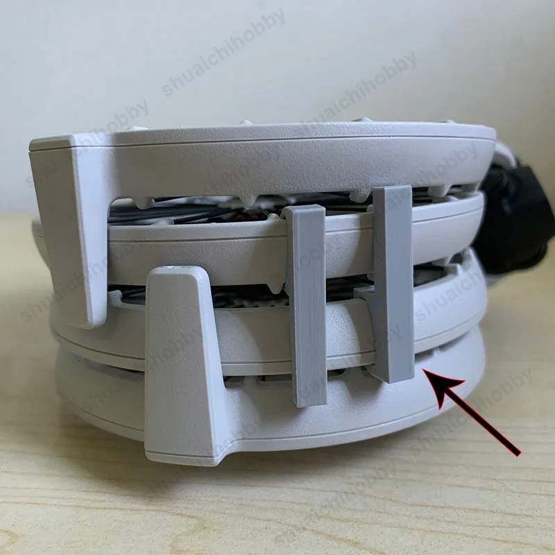 2 STUKS Hoogte Toenemend Frame voor DJI Flip Drone RC Vliegtuig Rack Achter Propeller Ring Bescherming Gemodificeerde Stand Accessoires